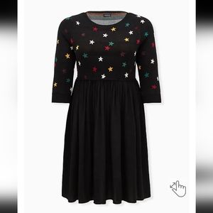 Torrid Size 2 Mini Challis to Knit Dress pockets